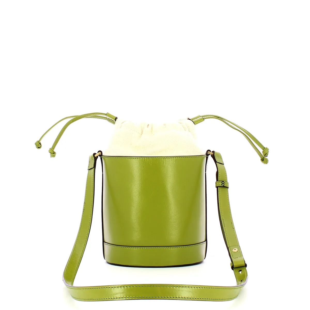 The Bridge - Greta Pistacchio Bucket Bag - 04312501 - PISTACCHIO/ABB./ORO