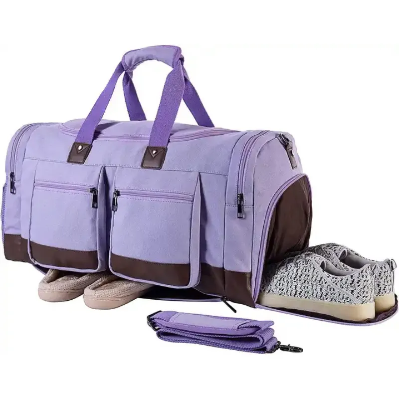 Travel Duffle Luggage Bag With Multiple Pockets