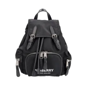 Trendy Inspired Burberry Nylon Small Backpack Black