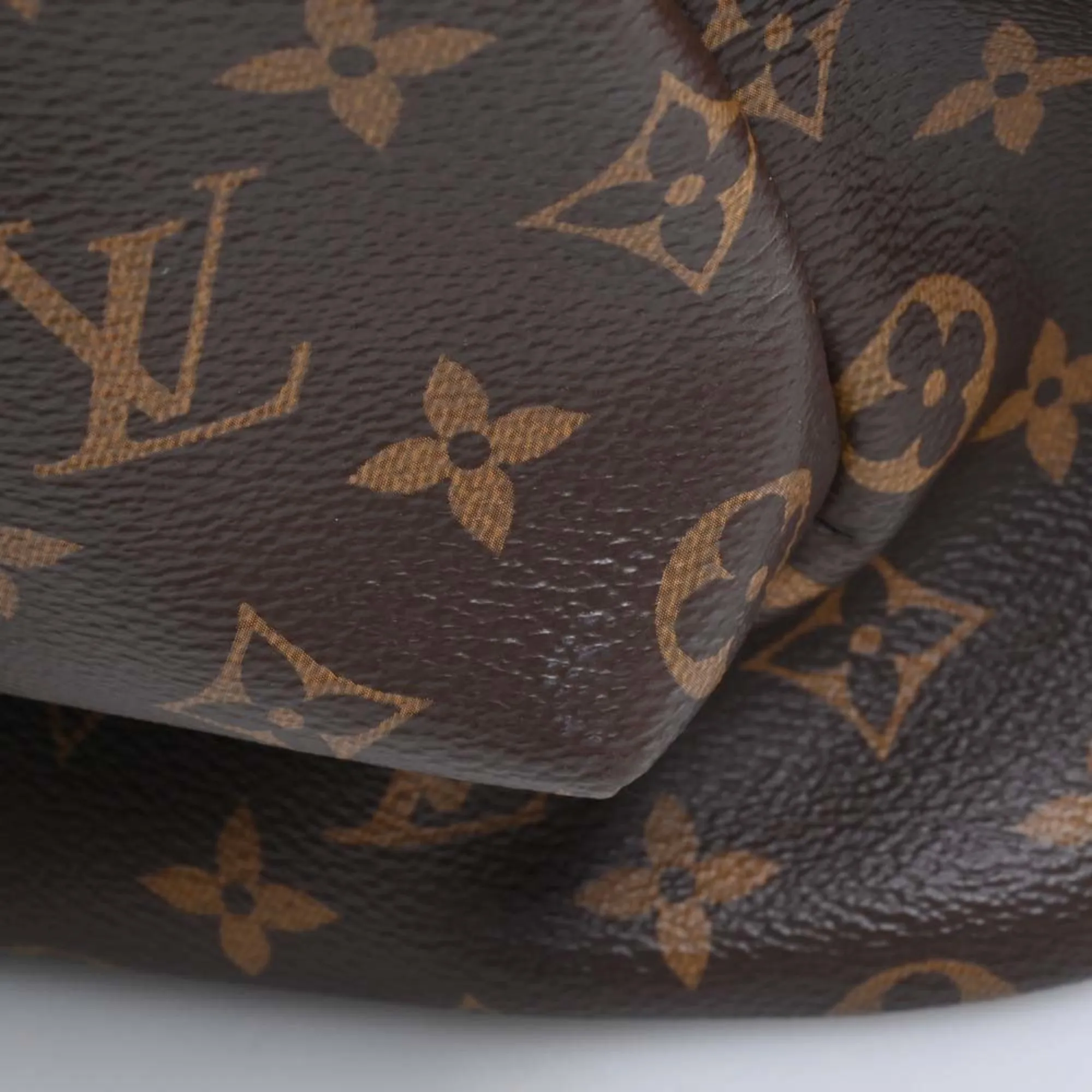 Trendy Inspired Louis Vuitton Monogram Macassar Backpack Rucksack M43422 Brown Women's