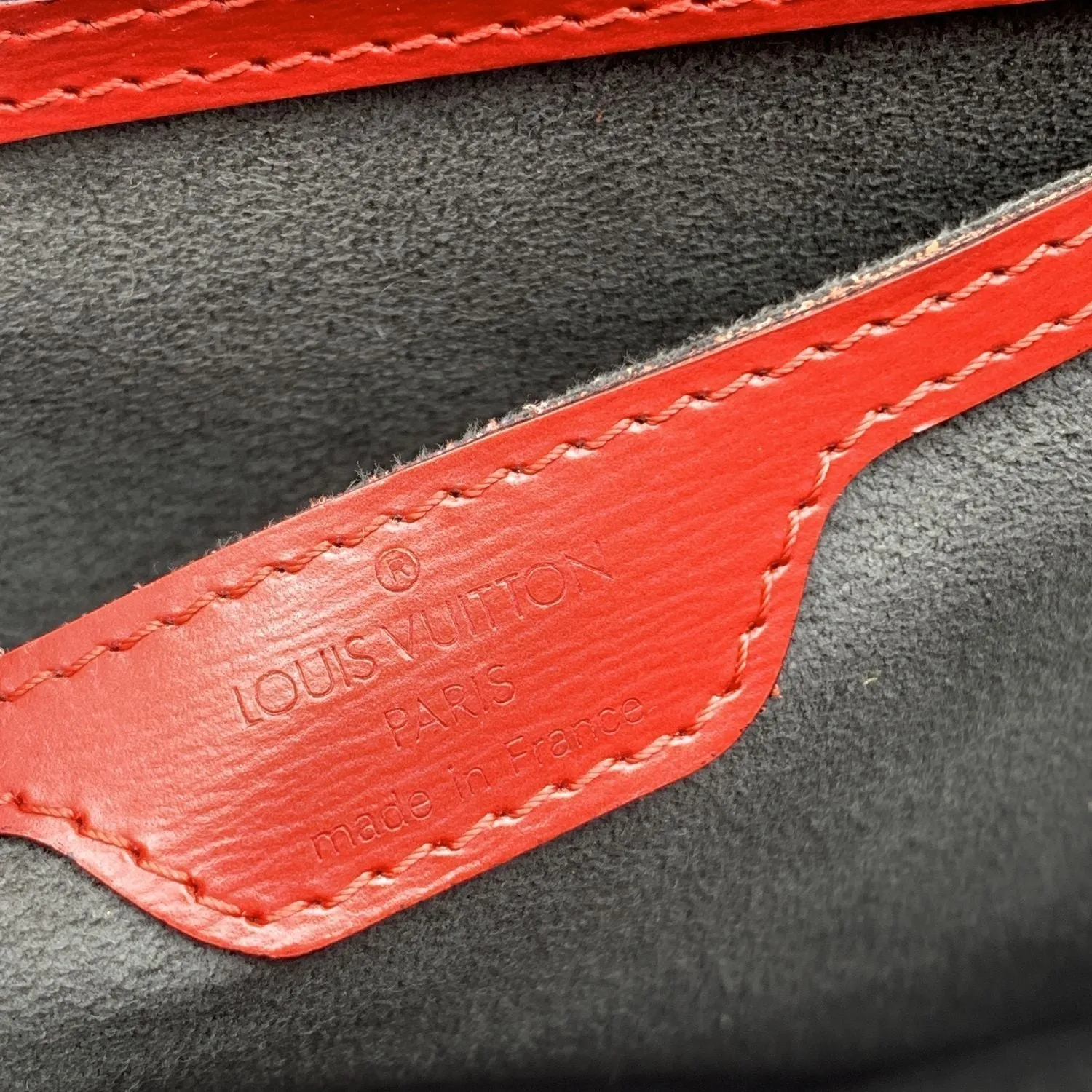 Trendy Inspired Louis Vuitton Vintage Red Epi Leather Saint Jacques Pm Bag