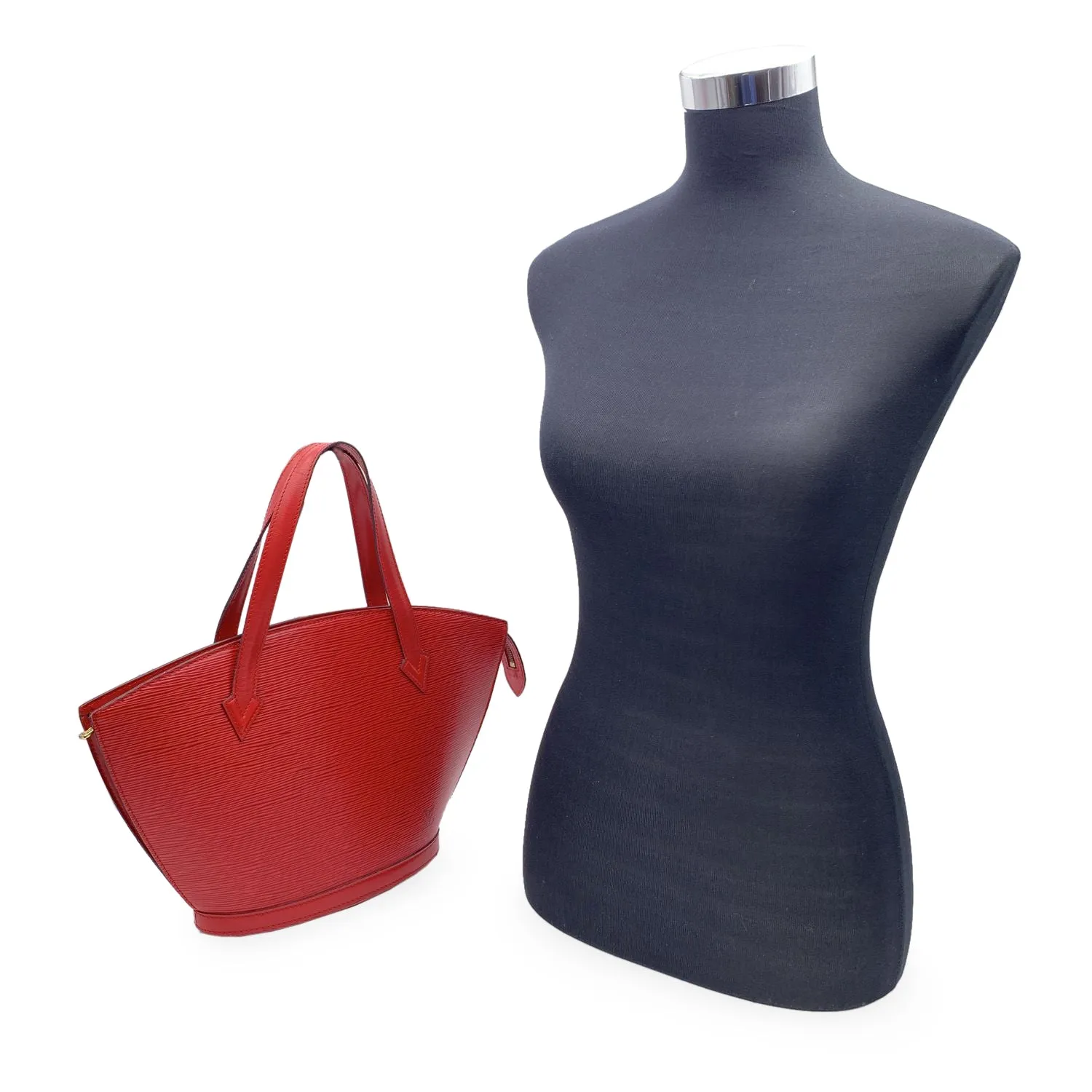 Trendy Inspired Louis Vuitton Vintage Red Epi Leather Saint Jacques Pm Bag