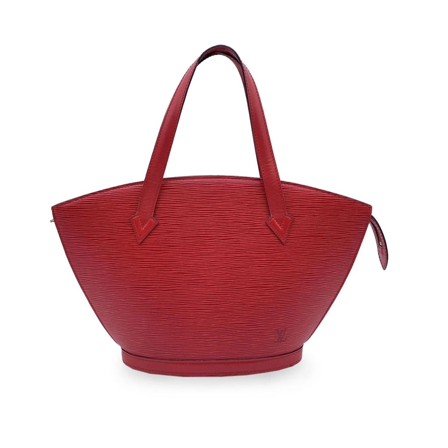 Trendy Inspired Louis Vuitton Vintage Red Epi Leather Saint Jacques Pm Bag