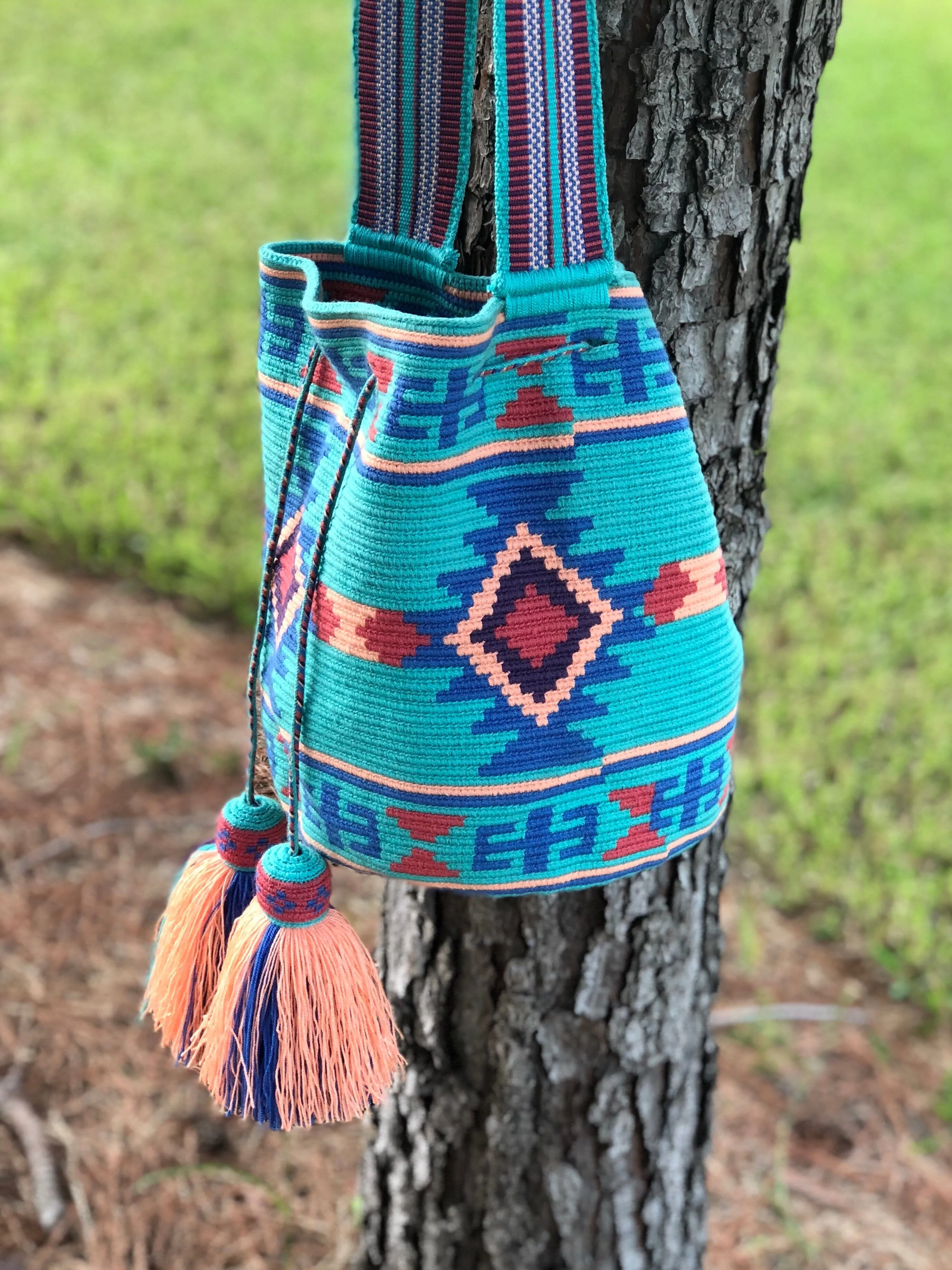 Turquoise Love - Special Edition Crochet Bags - Crossbody Boho Bags