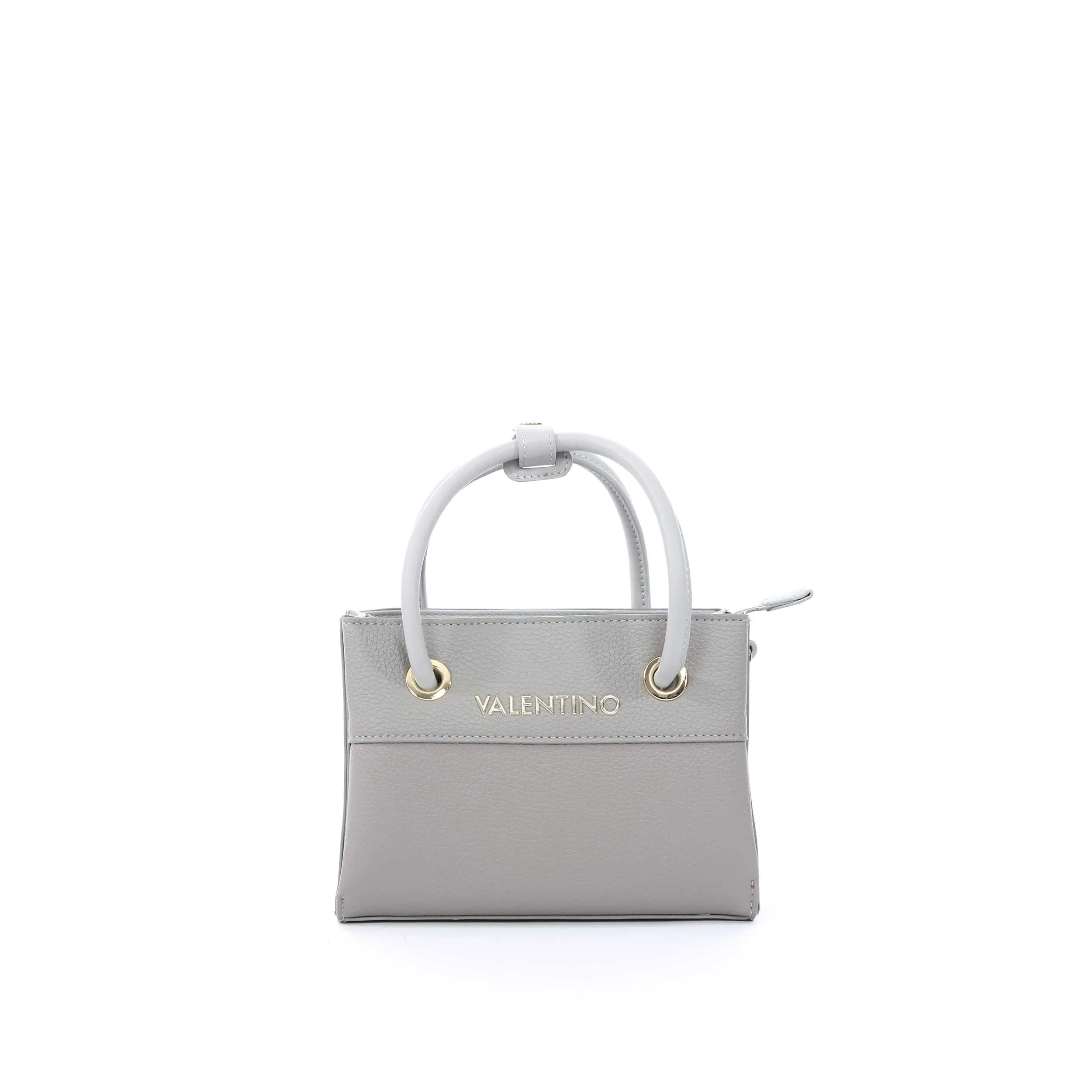 Valentino Bags Alexia Mini Shopper Ladies Bag in Grey