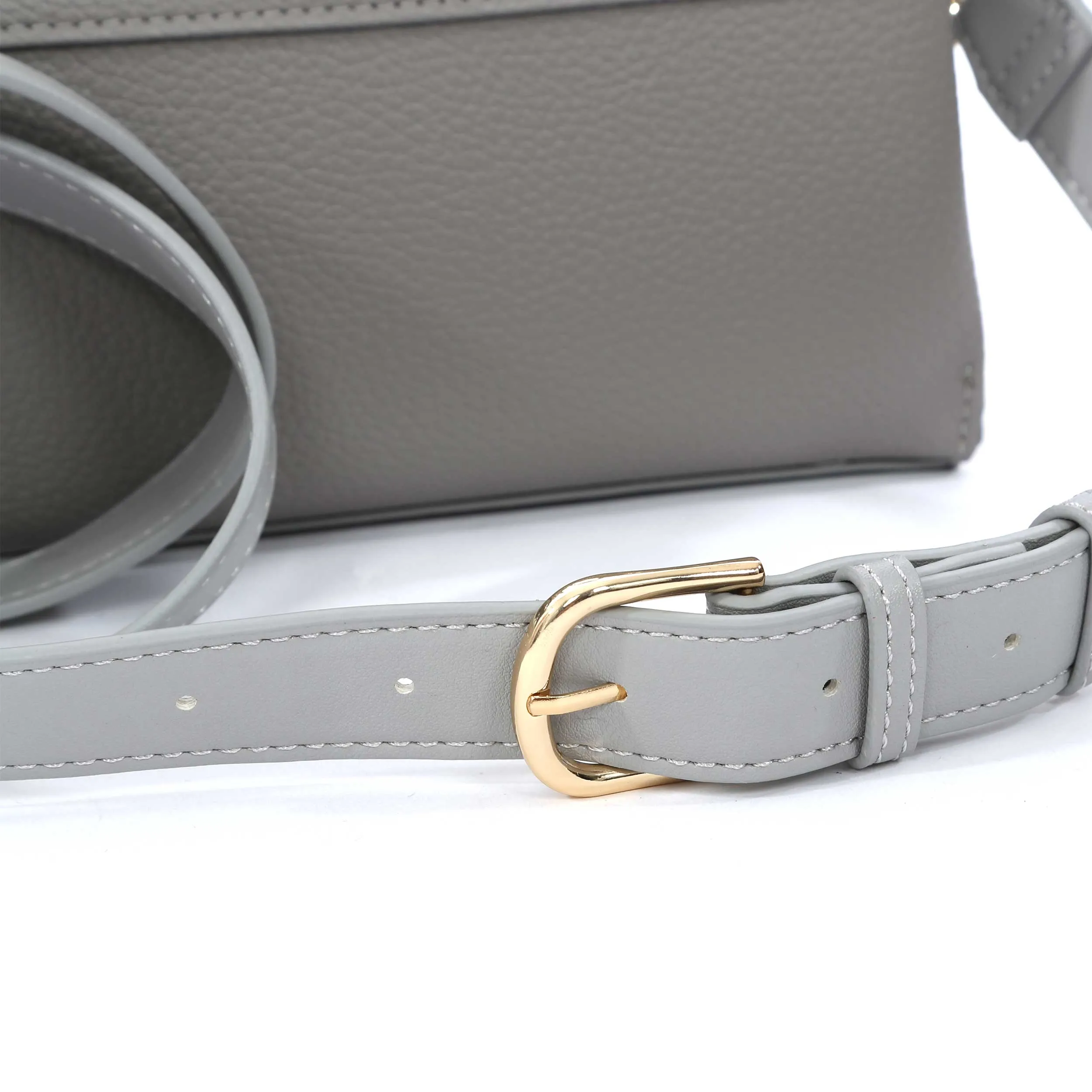 Valentino Bags Alexia Mini Shopper Ladies Bag in Grey