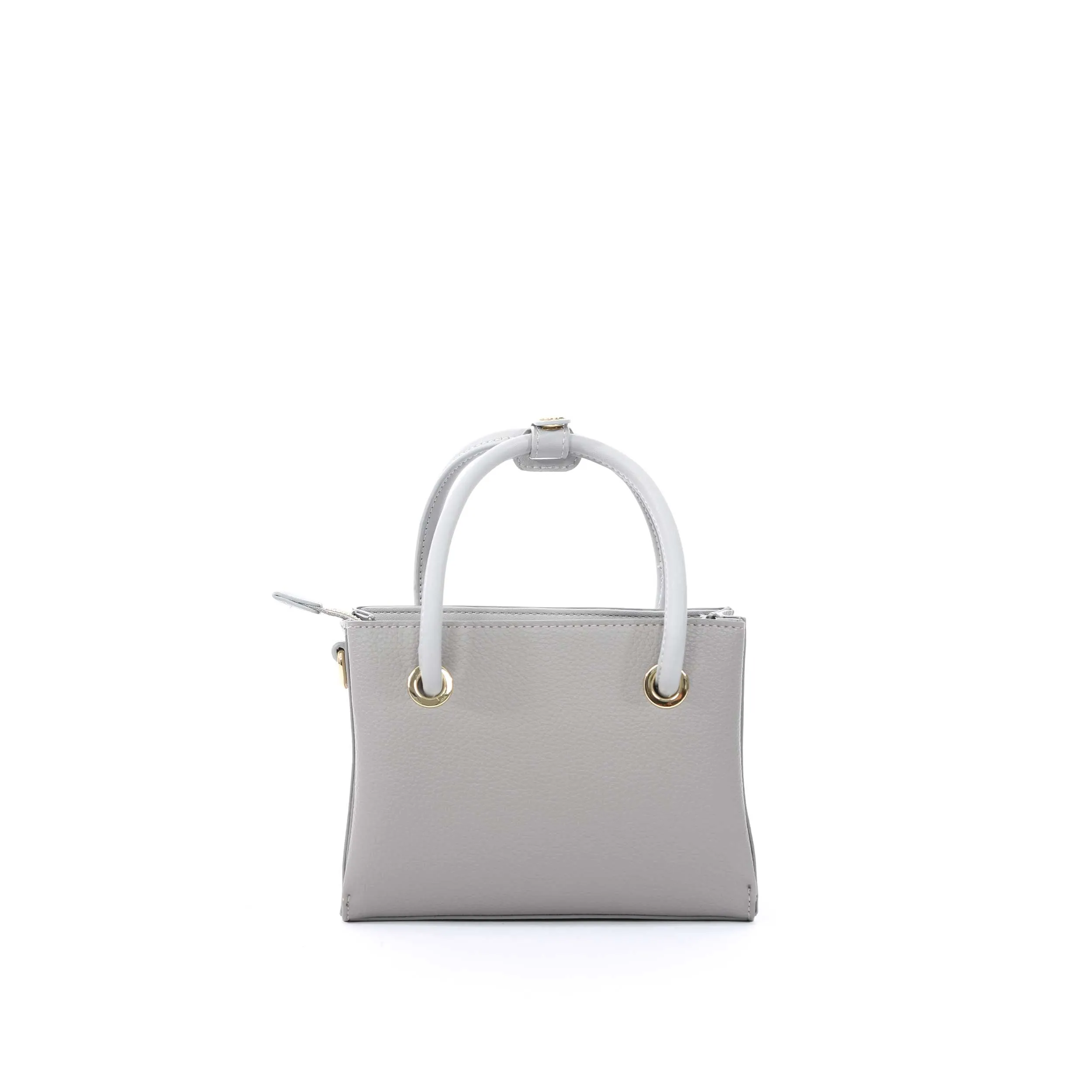 Valentino Bags Alexia Mini Shopper Ladies Bag in Grey