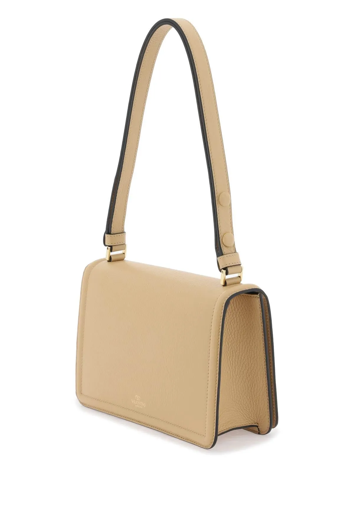Valentino garavani borsa a spalla vlogo leather 4W2B0N10LFN CAPPUCCINO