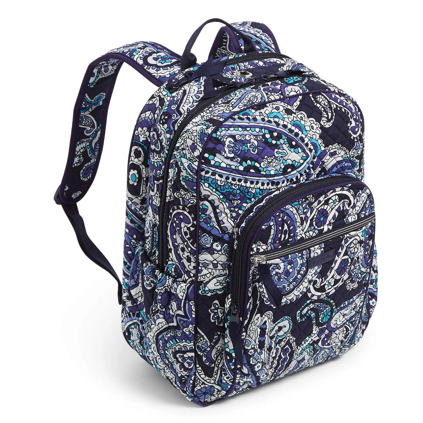 Vera Bradley Signature Cotton Campus, Deep Night Paisley