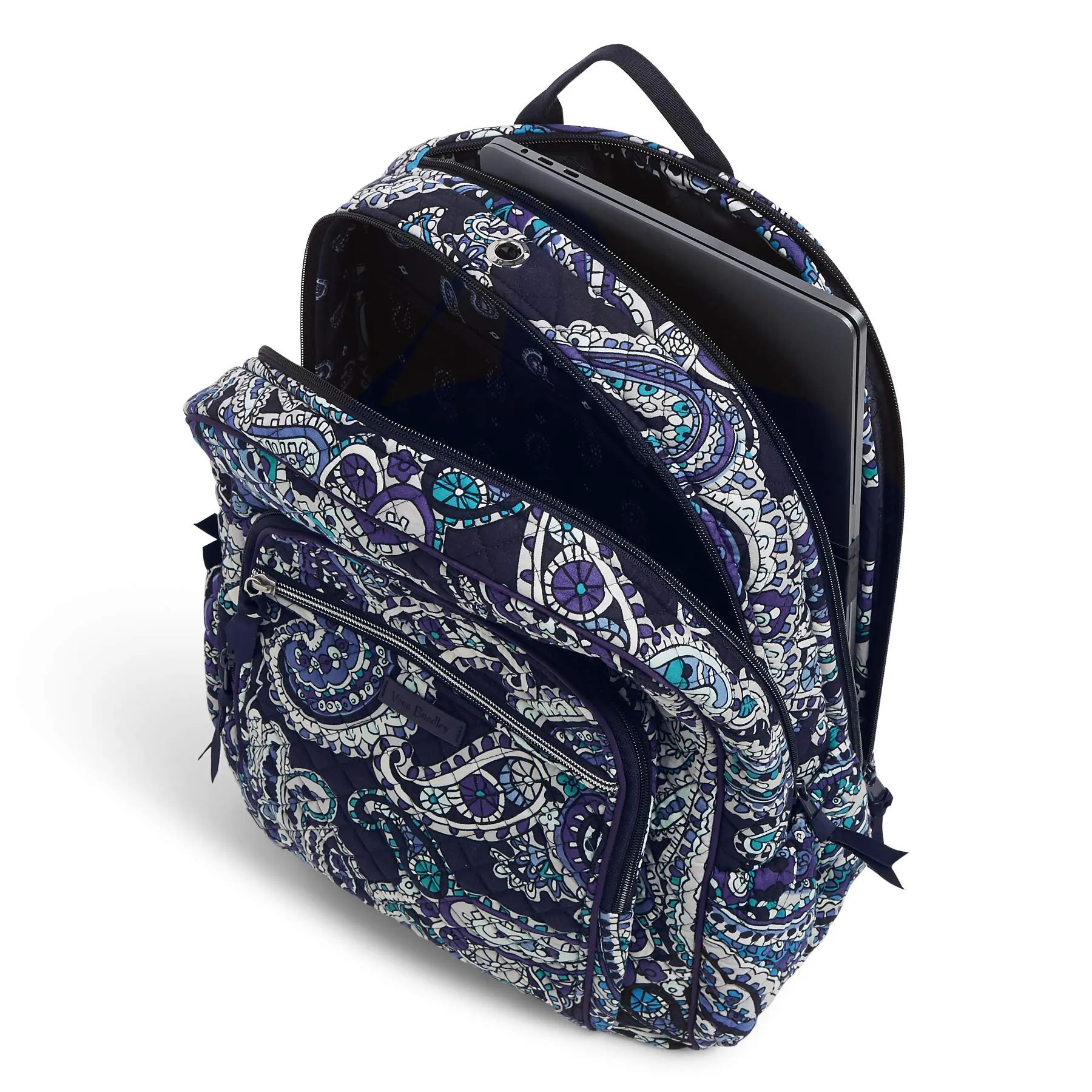 Vera Bradley Signature Cotton Campus, Deep Night Paisley