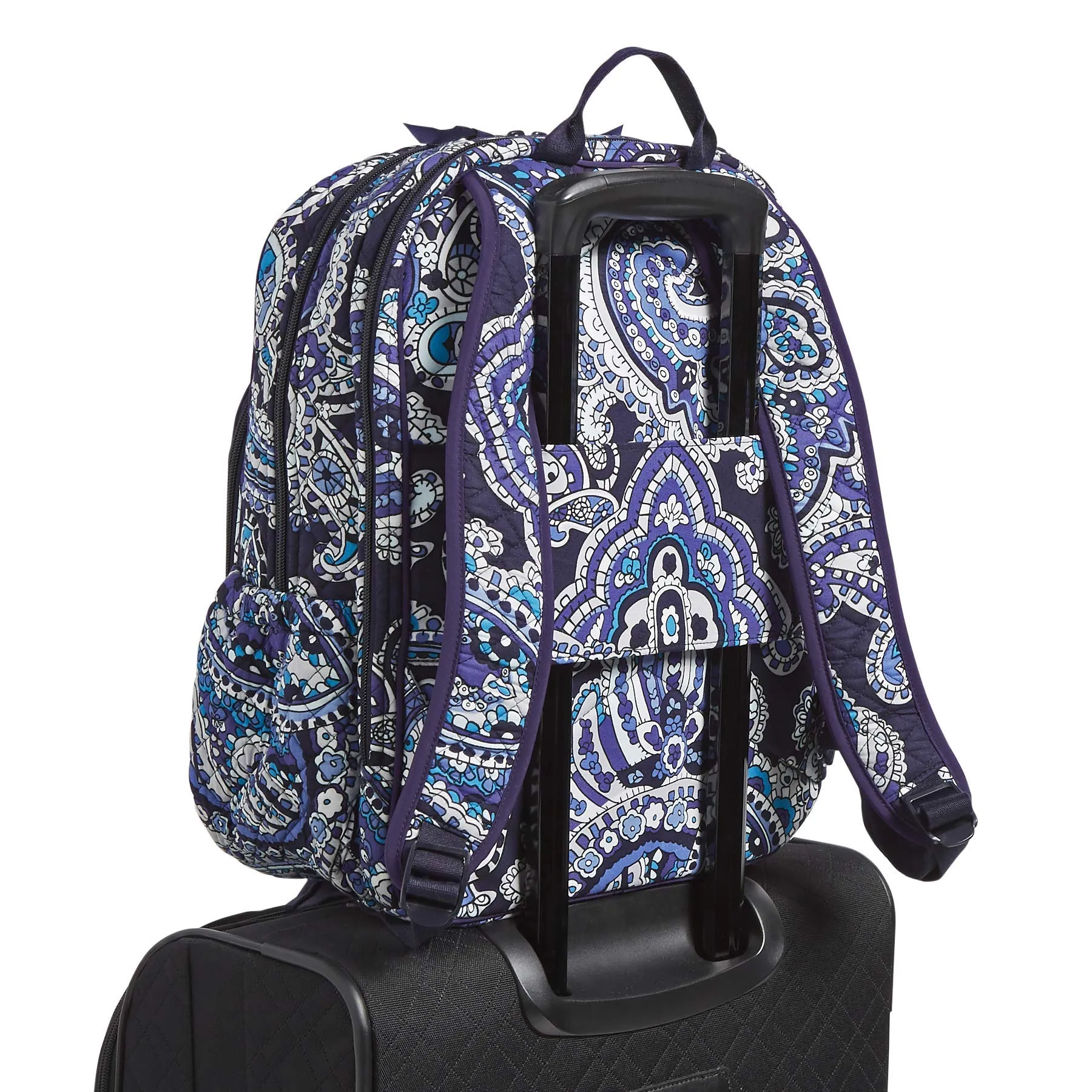 Vera Bradley Signature Cotton Campus, Deep Night Paisley