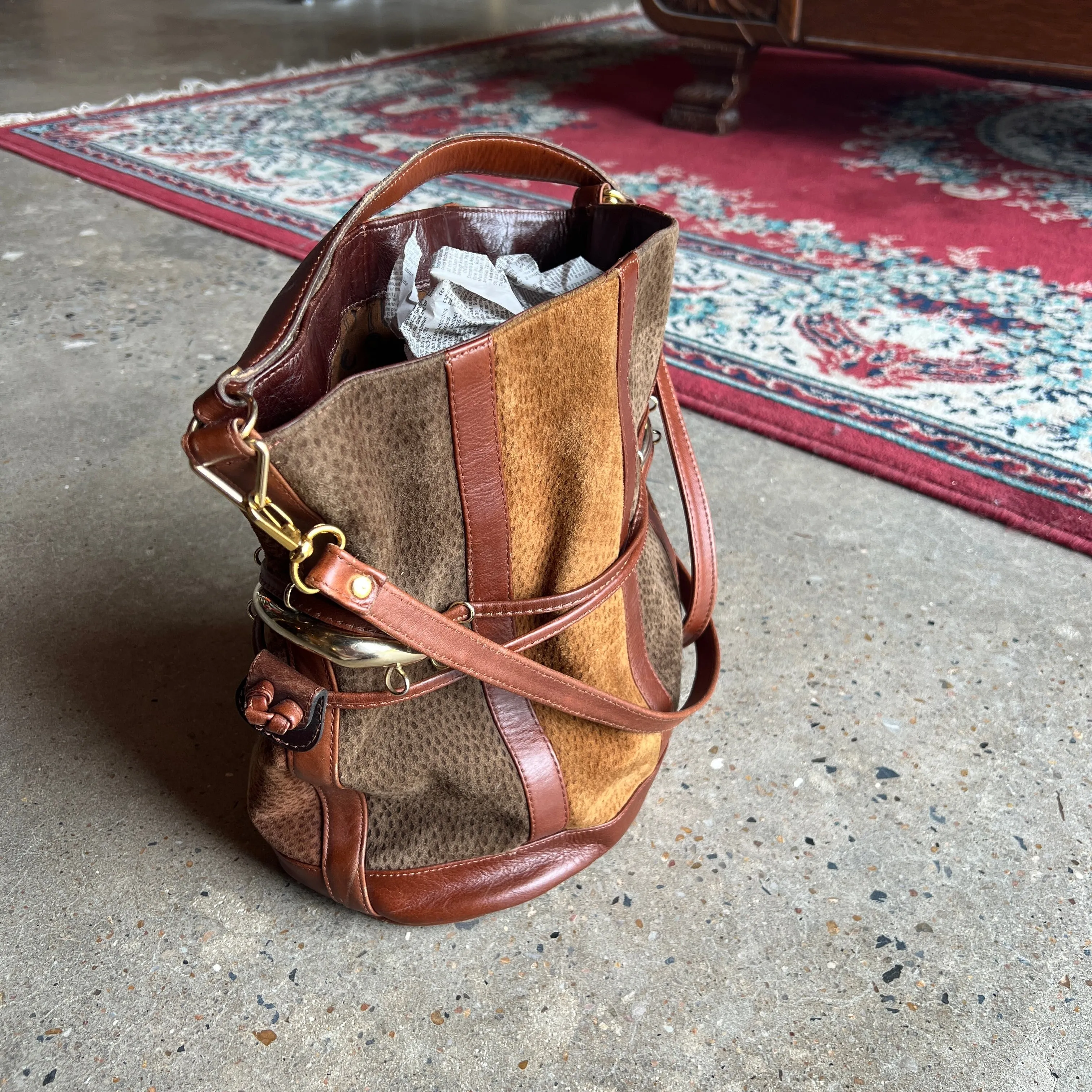 Vintage Chiarini Bucket Purse
