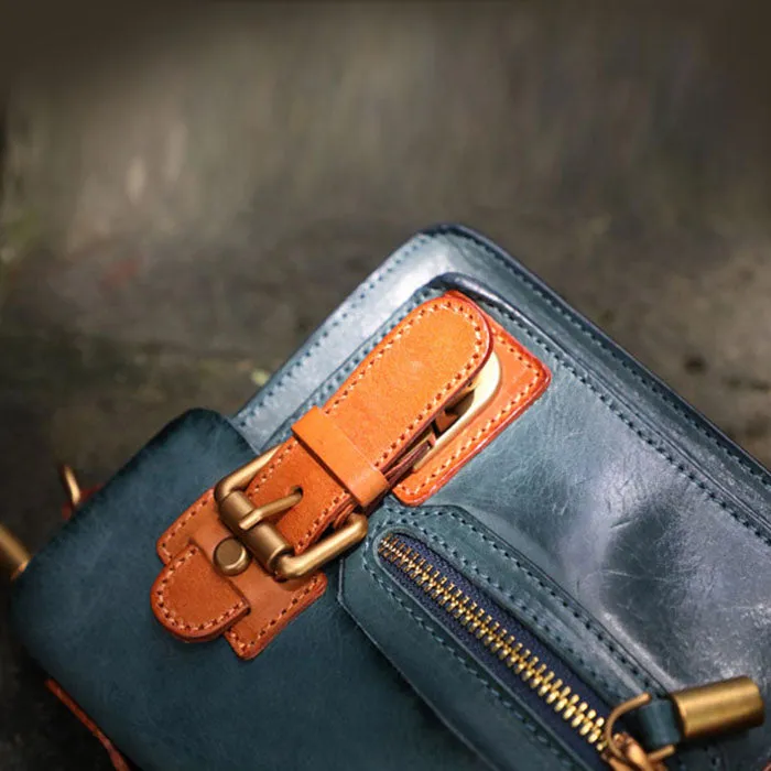 Vintage Ladies Leather Satchel Shoulder Handbags Messenger Bag For Women