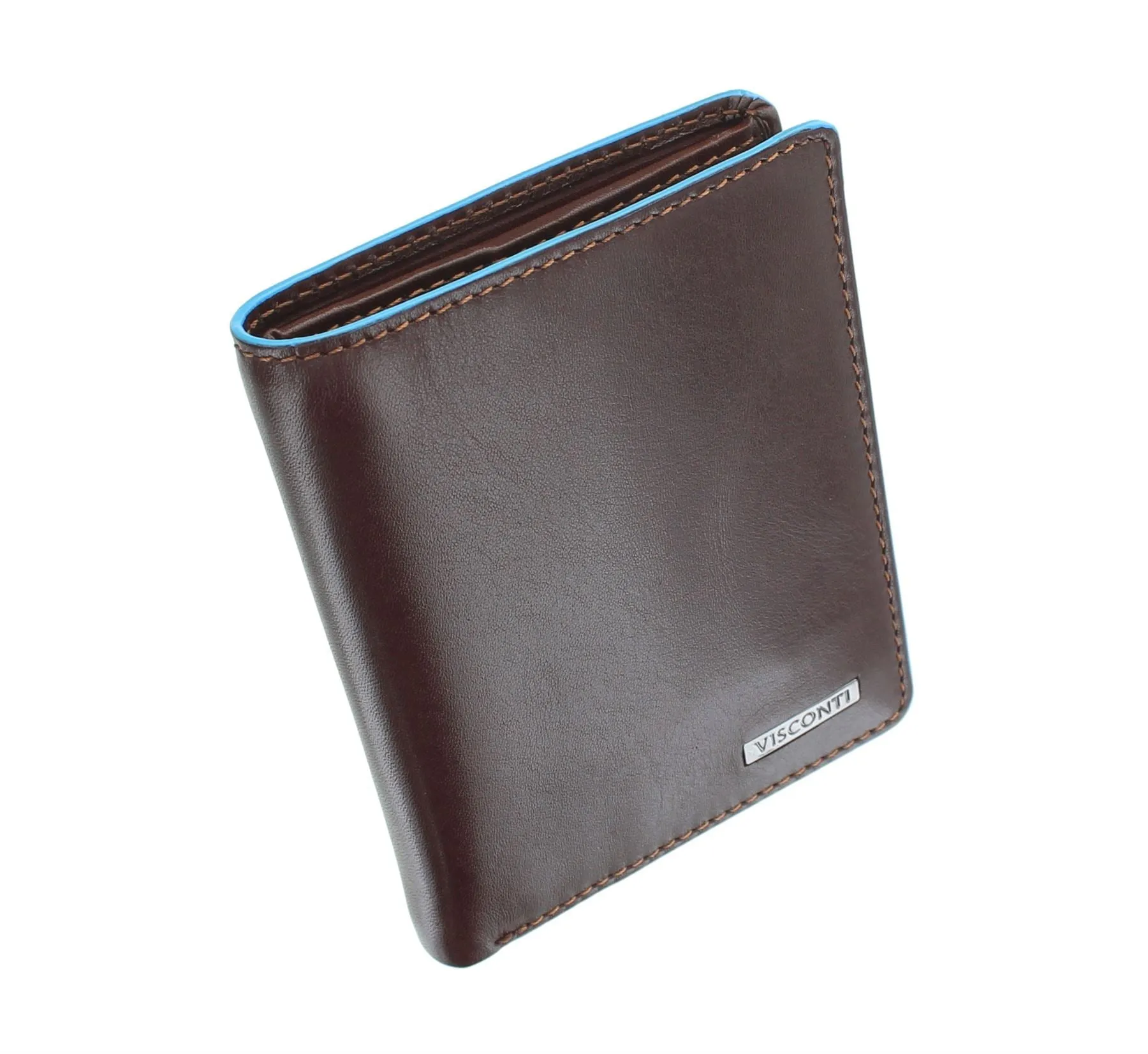 Visconti Alps Collection SMITH Compact Leather Wallet With RFID Protection ALP84
