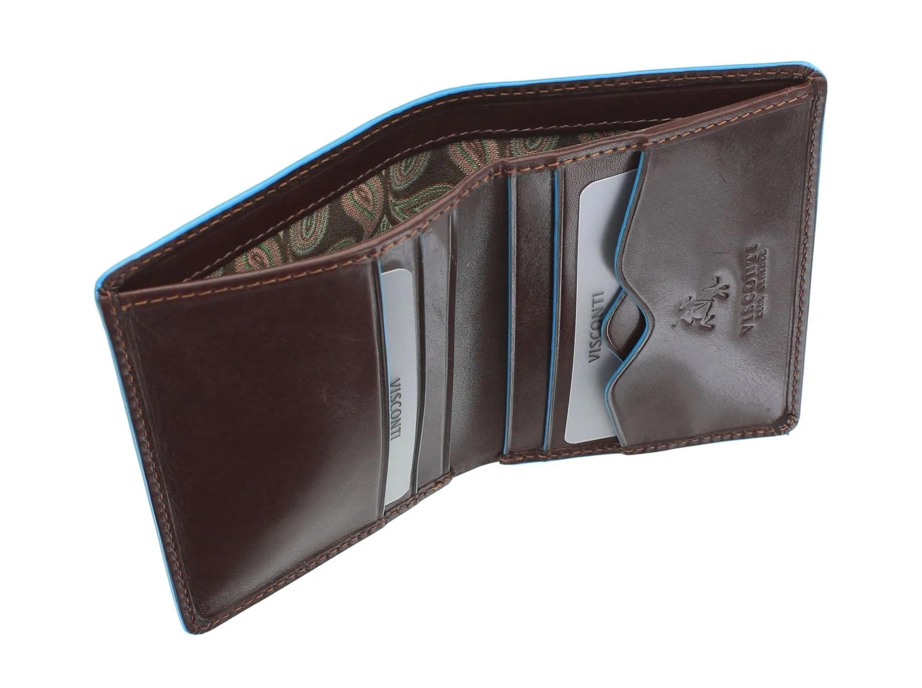 Visconti Alps Collection SMITH Compact Leather Wallet With RFID Protection ALP84