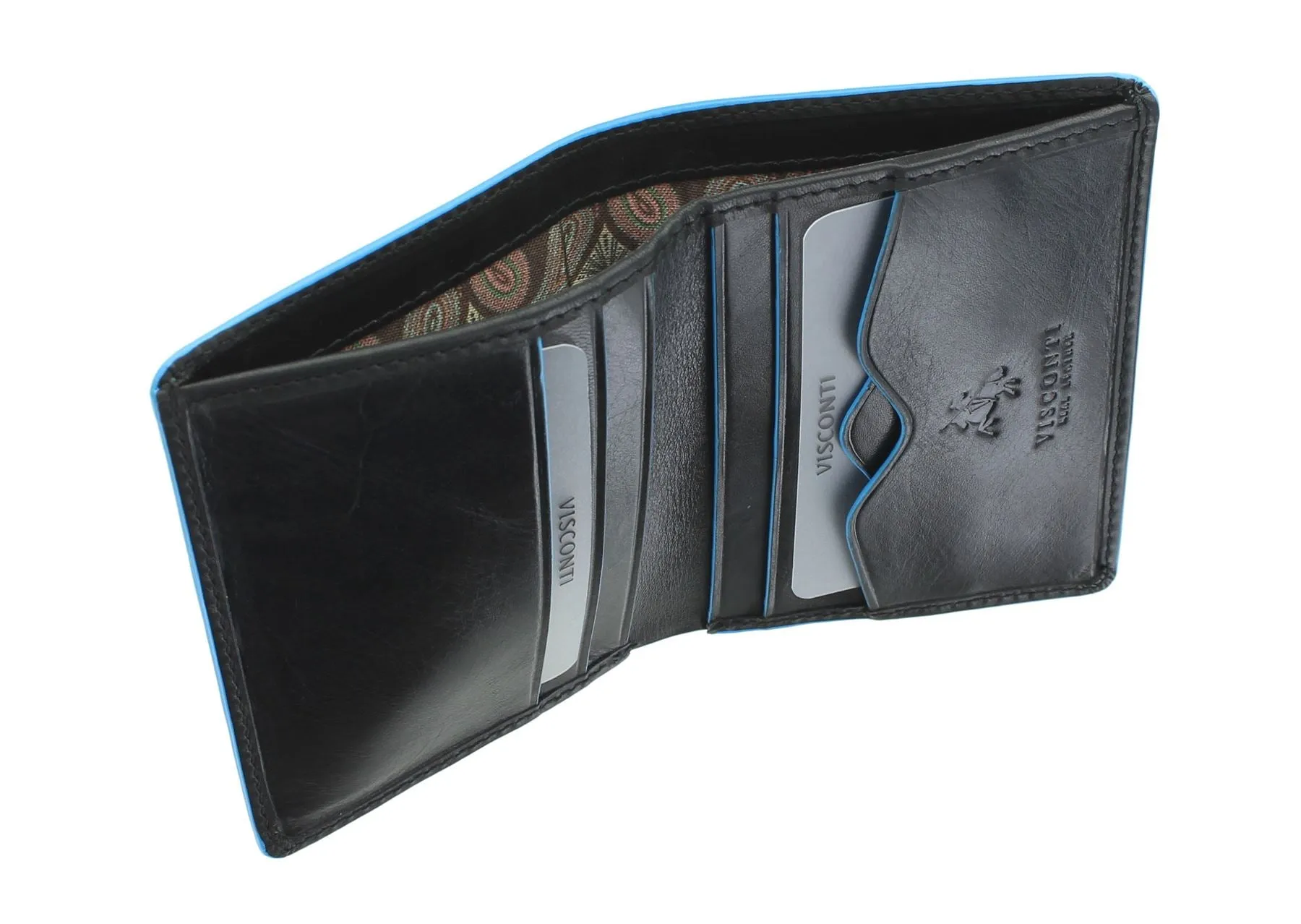 Visconti Alps Collection SMITH Compact Leather Wallet With RFID Protection ALP84