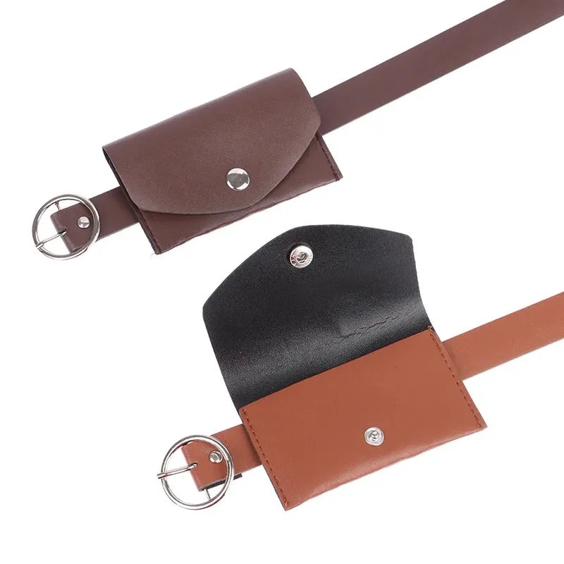 Waist Belt Adjustable Buckle Wallet Pouch Purse Bags