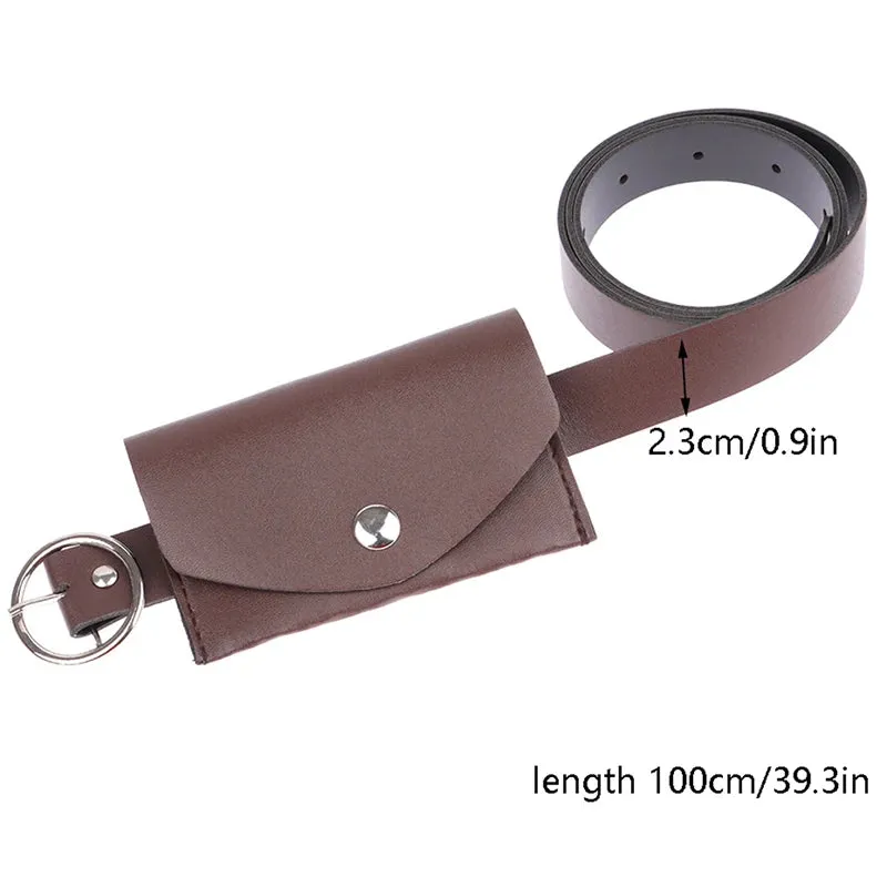 Waist Belt Adjustable Buckle Wallet Pouch Purse Bags