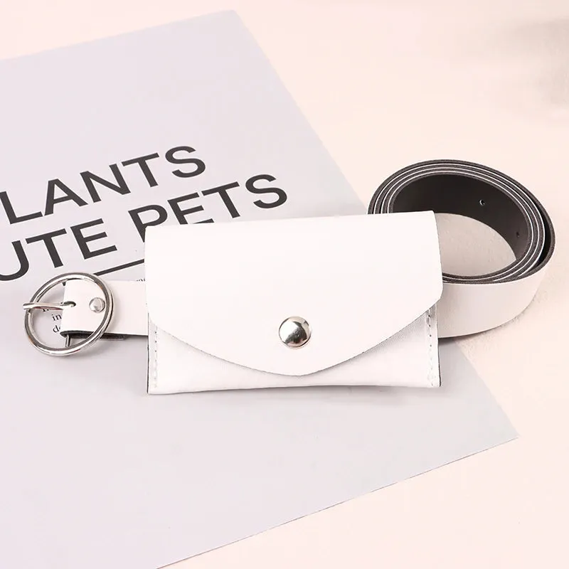 Waist Belt Adjustable Buckle Wallet Pouch Purse Bags