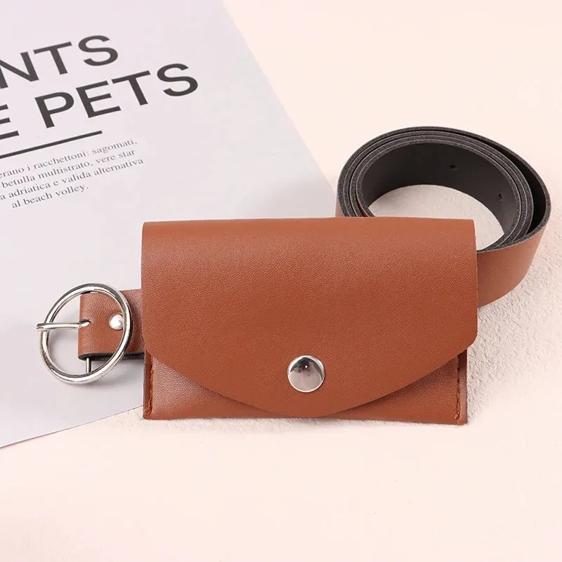 Waist Belt Adjustable Buckle Wallet Pouch Purse Bags