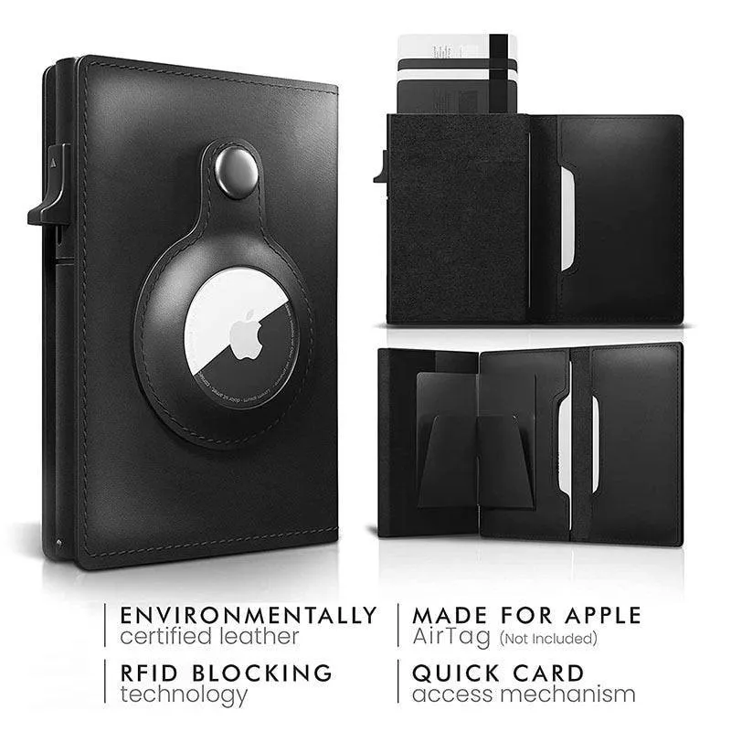 Wallet with Air Tag holder & RFID