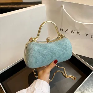 Women Elegant Crystal Bridal Wedding Clutch Bags