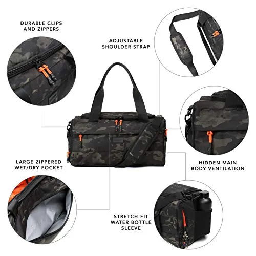 Women's Boost Duffel, Water-Resistant Bag with Shoe Compartment
