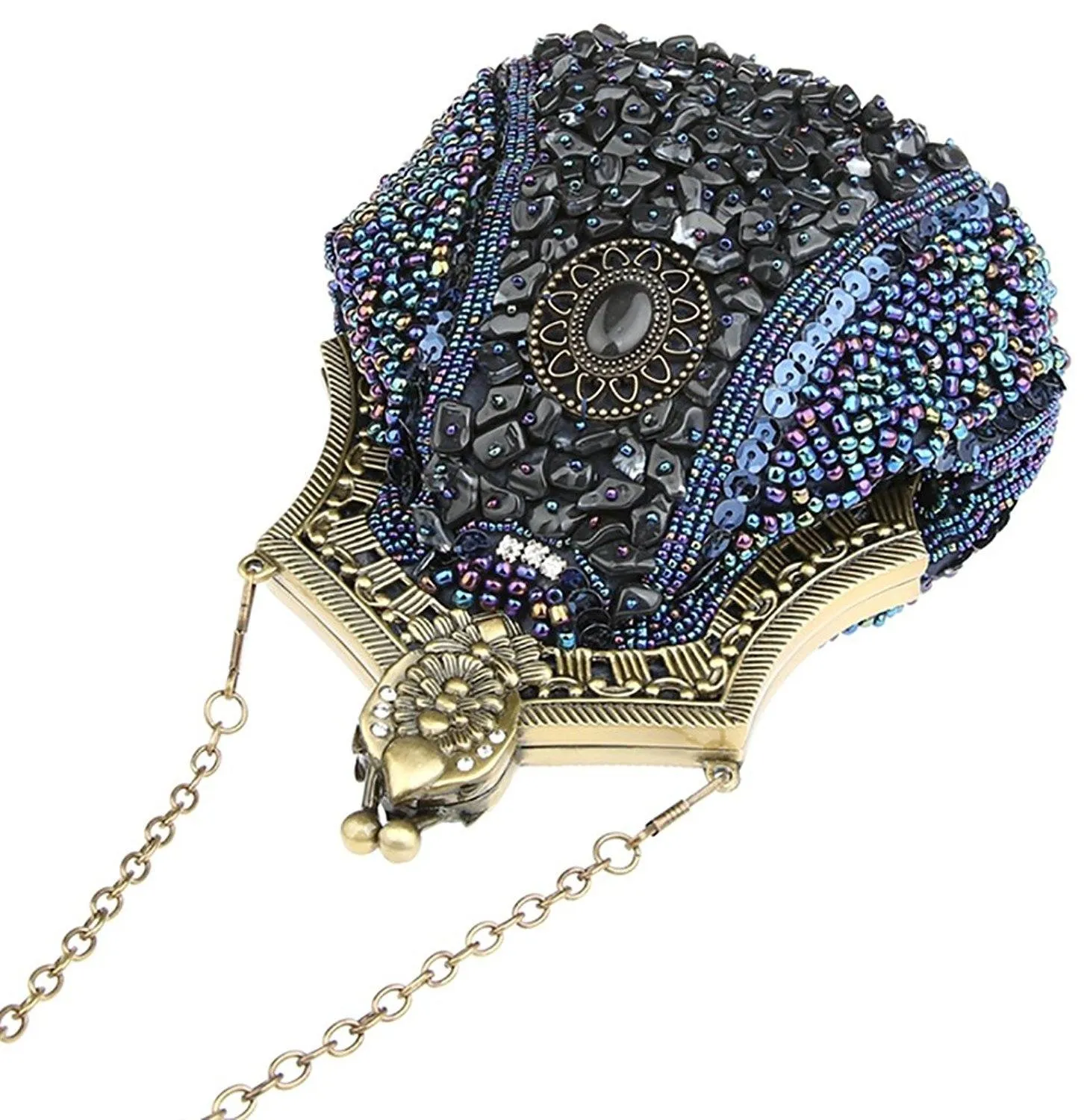 Women's Wedding Bead Sequin Evening Handbags|JaosWish