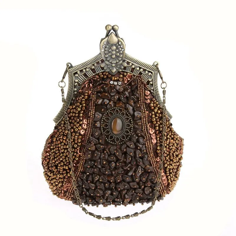 Women's Wedding Bead Sequin Evening Handbags|JaosWish