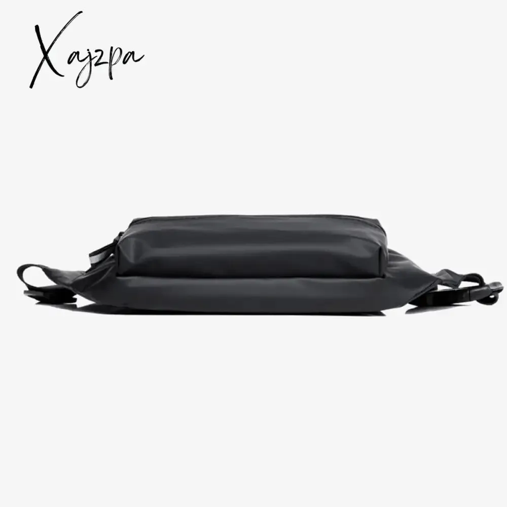 Xajzpa - Men Waist Fanny Pack Hip Bum Belt Bag Money Pouch Travel Fashion Waterproof Oxford Male Sling Cross body Chest Pack Purse Bags