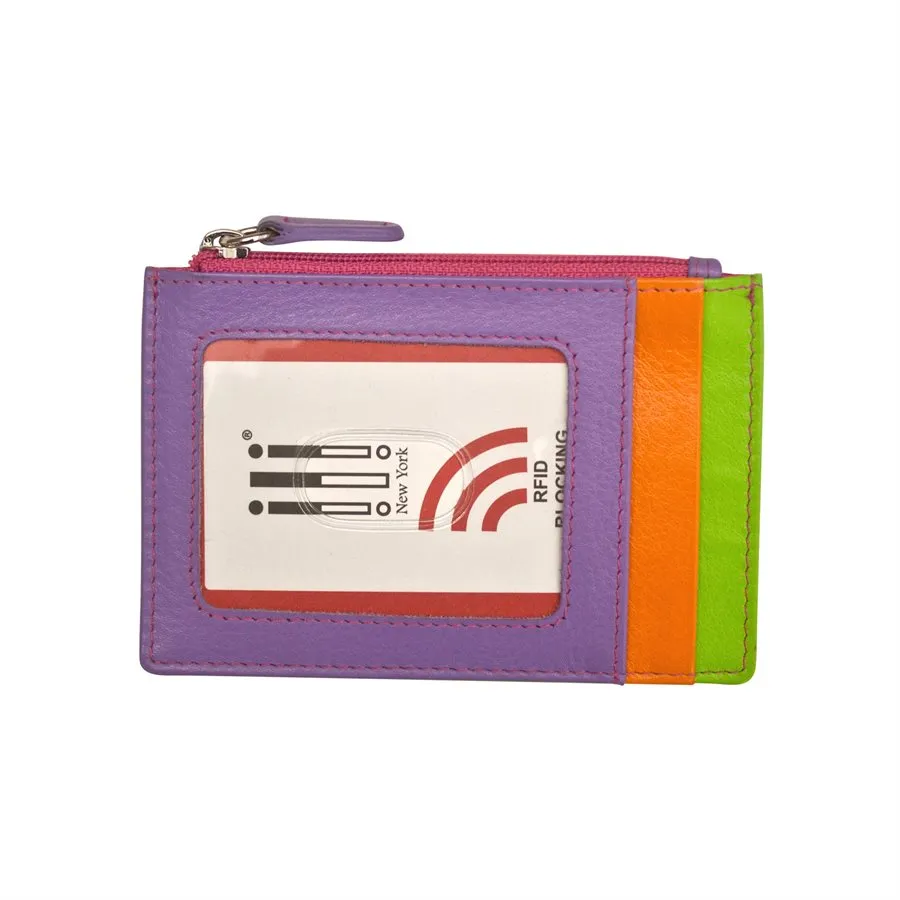 Zip I.D. Card Case - Palm Beach